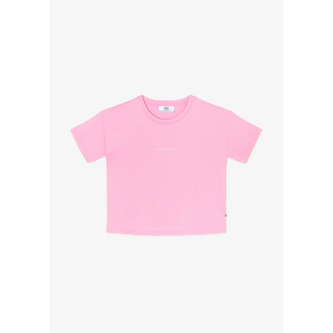 Tee-Shirt VINAGI rose en coton Sue