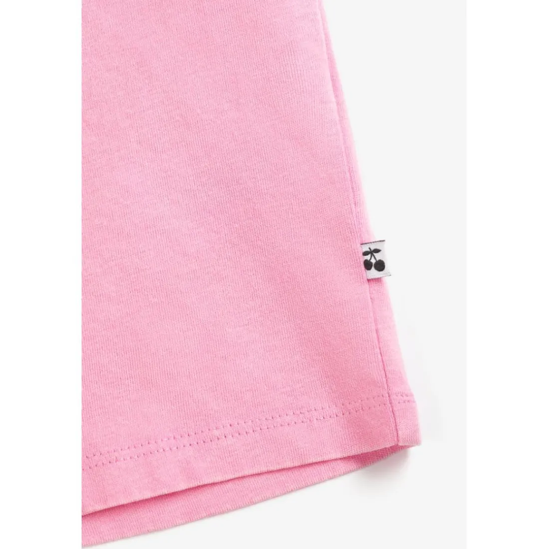 Tee-Shirt VINAGI rose en coton Sue