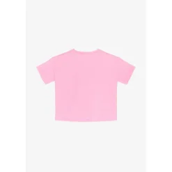 Tee-Shirt VINAGI rose en coton Sue