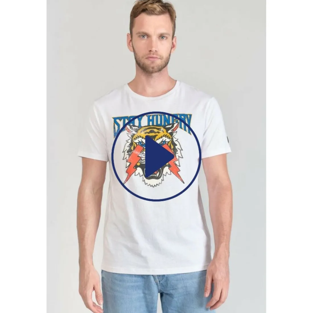 Tee-Shirt YAIR blanc en coton