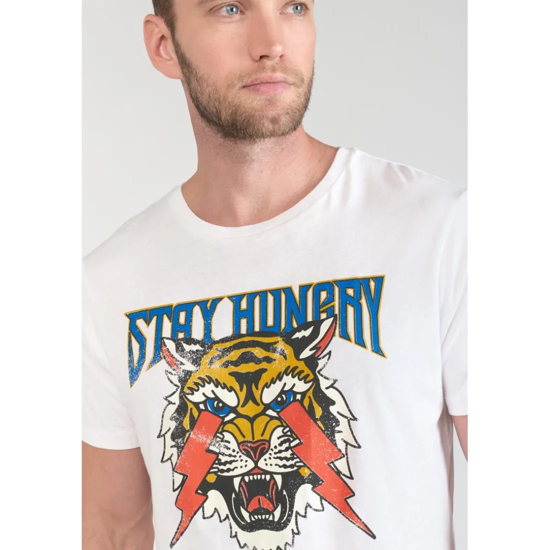 Tee-Shirt YAIR blanc en coton