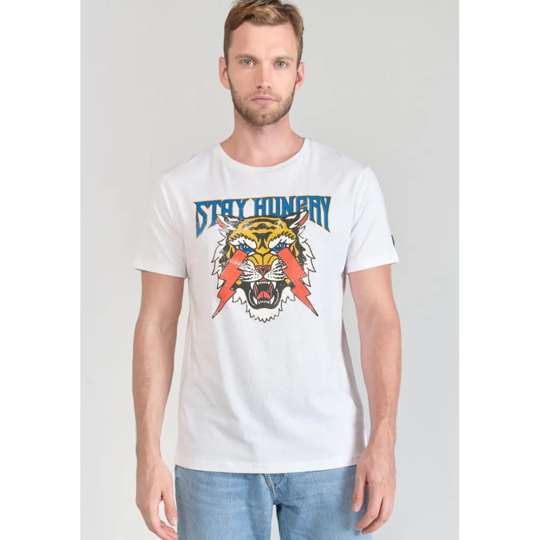 Tee-Shirt YAIR blanc en coton