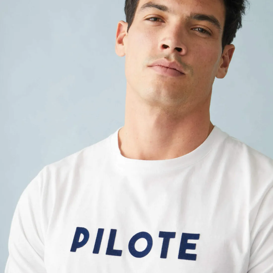 Tee-shirts Manches Courtes blanc en coton