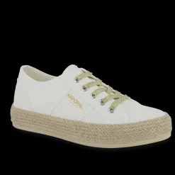 Tennis femme BIORGATY blanc en coton