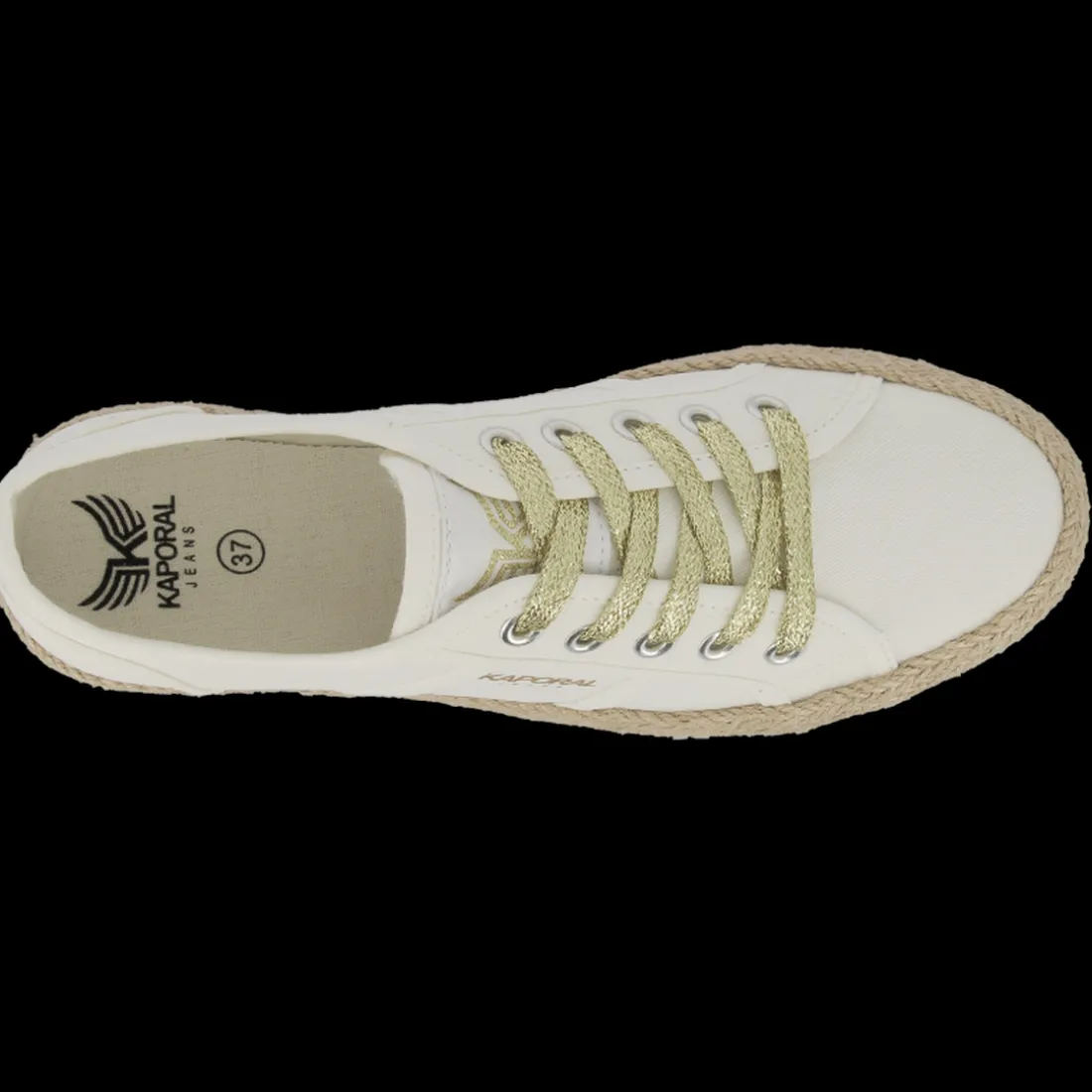 Tennis femme BIORGATY blanc en coton
