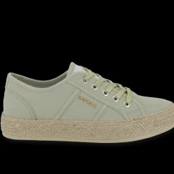 Tennis Femme BIORGATY tilleul en coton