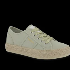 Tennis Femme BIORGATY tilleul en coton
