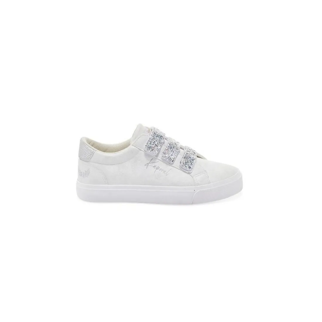 Tennis velcro femme TIPPY blanc