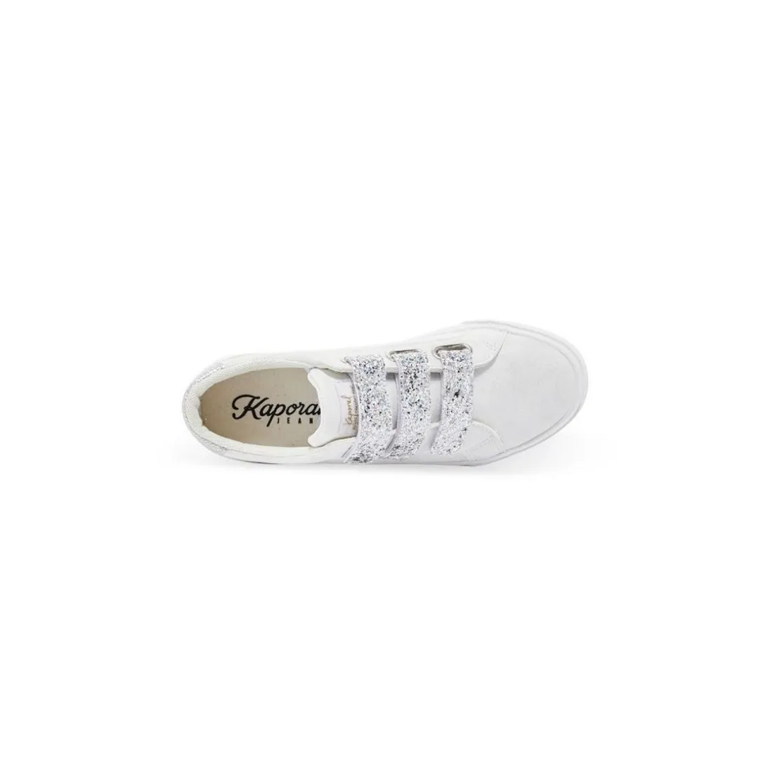 Tennis velcro femme TIPPY blanc