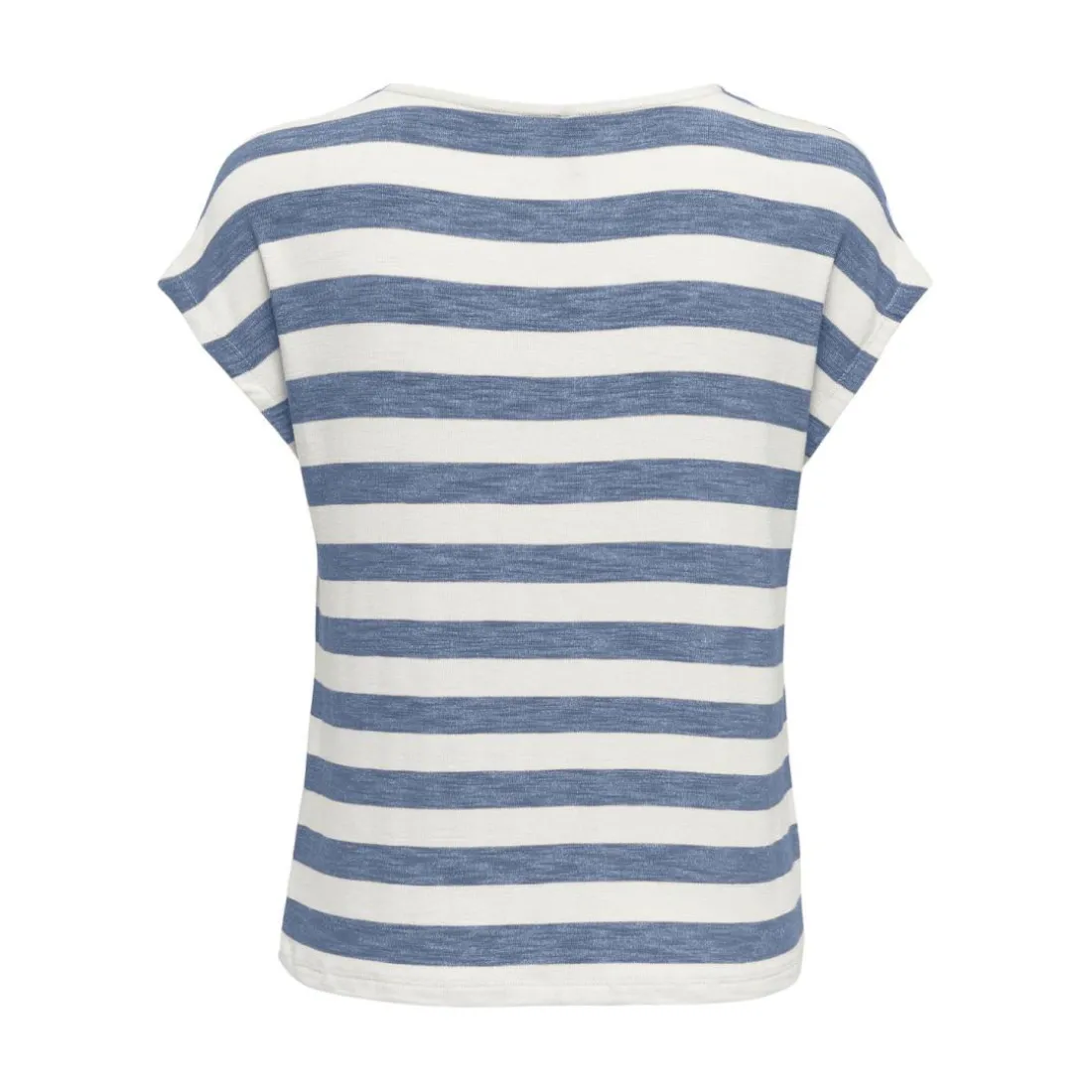 Top col en v manches courtes bleu clair Pax