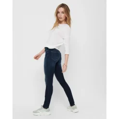 Top Col rond Manches 3/4 blanc