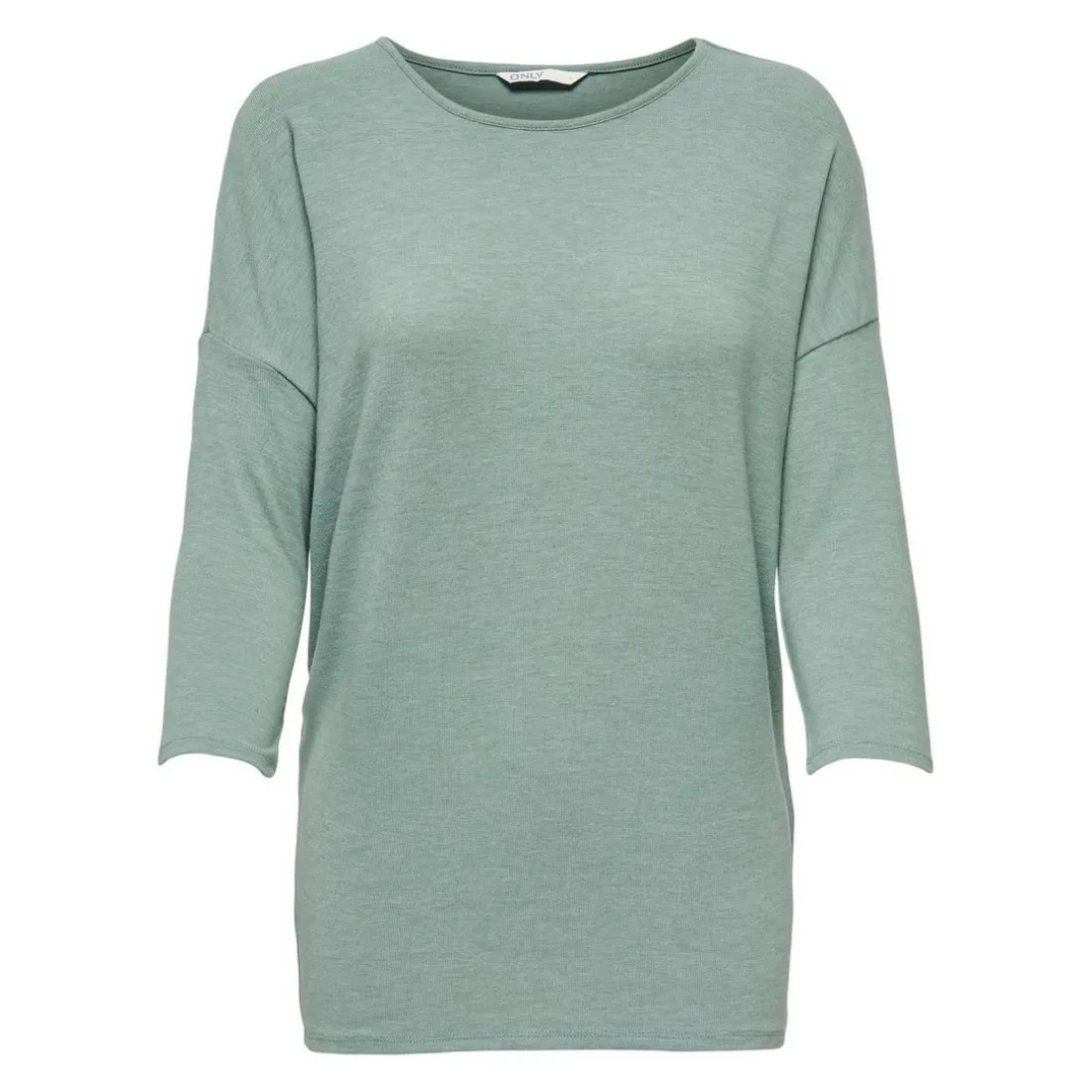 Top Col rond Manches 3/4 vert Sia