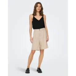 Top Col rond Sans manches noir Yara