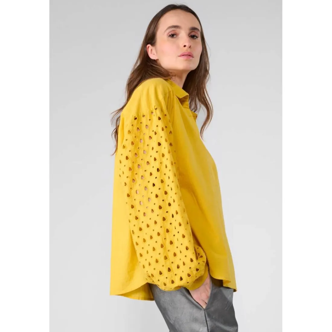 Top CUNCA jaune Mila