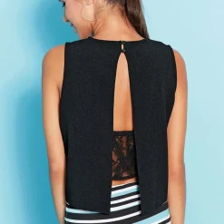 Top femme - Noir