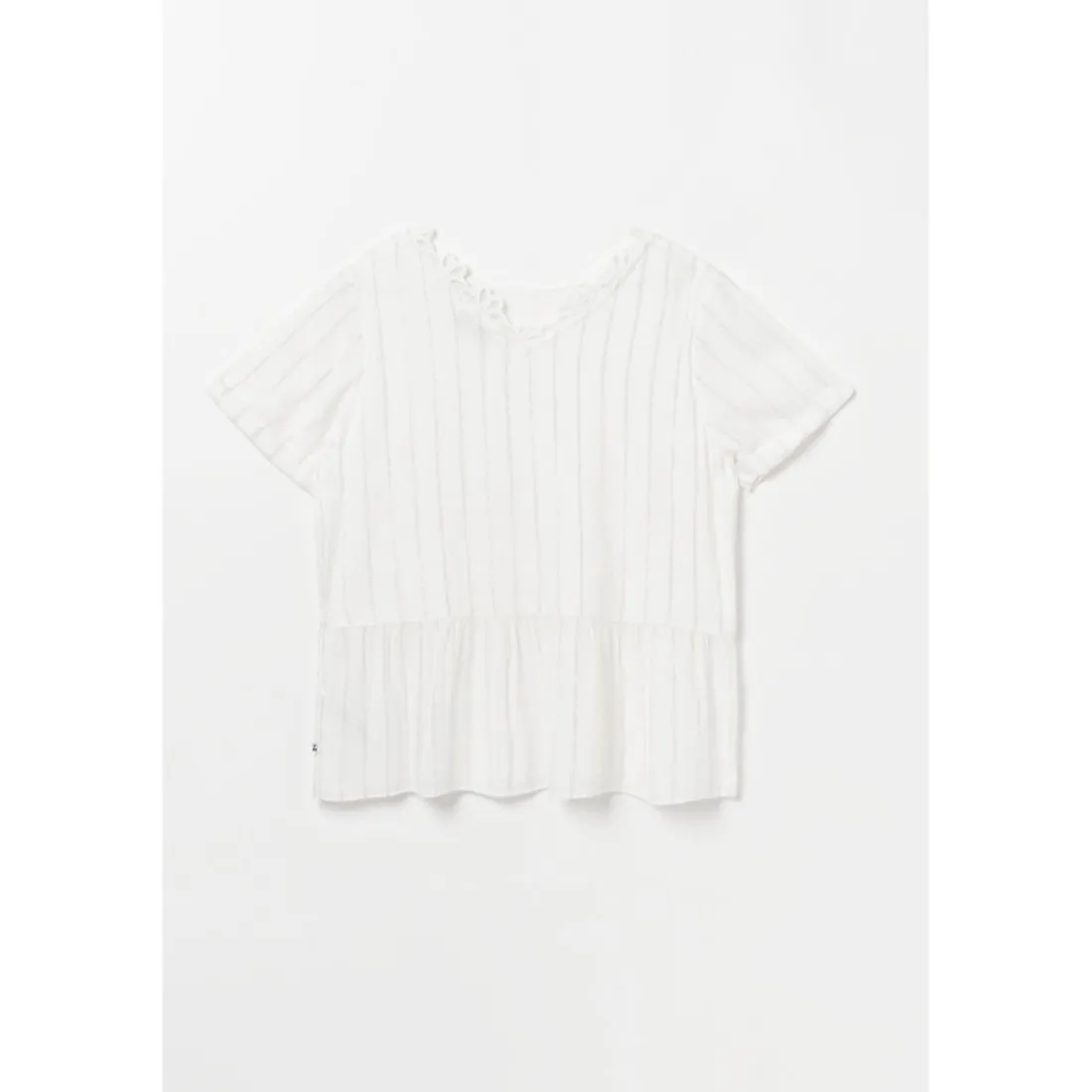 Top fille ISPAGI blanc