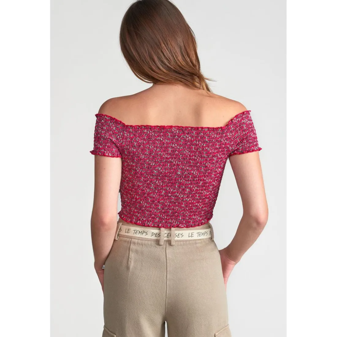 Top fille KALEAGI fuchsia