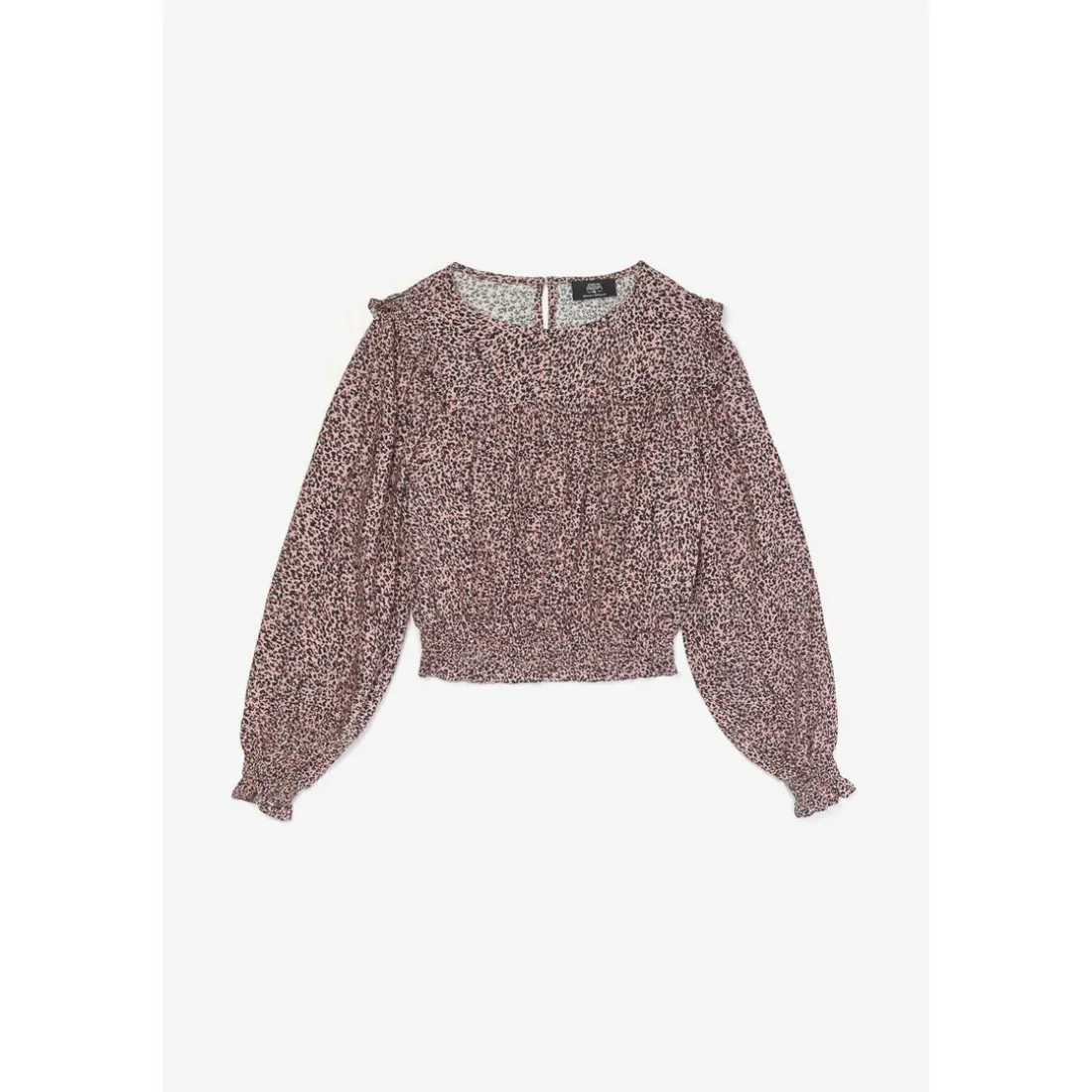 Top fille MIDGI rose en viscose