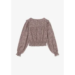 Top fille MIDGI rose en viscose