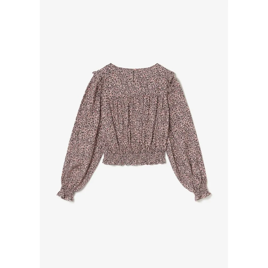 Top fille MIDGI rose en viscose
