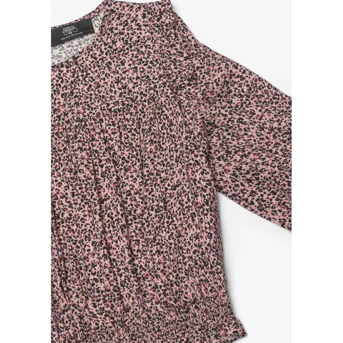 Top fille MIDGI rose en viscose