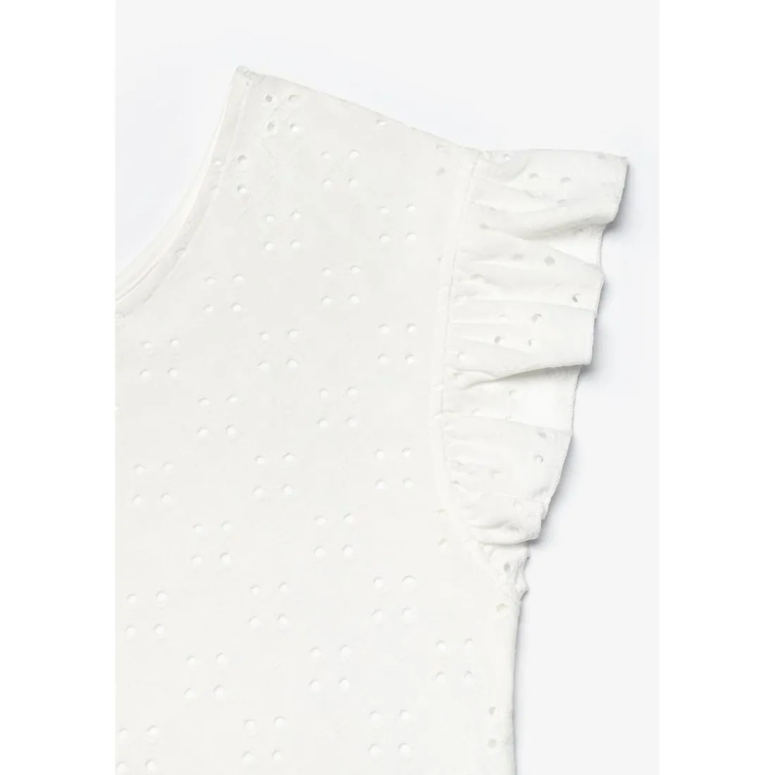 Top fille PEDRINAG blanc
