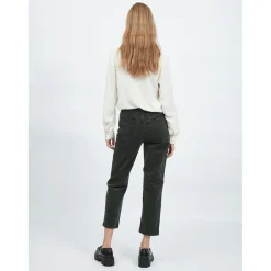 Top manches longues gris clair Lia