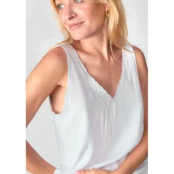 Top MARJOLI blanc Sara
