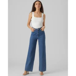 Top slim fit blanc