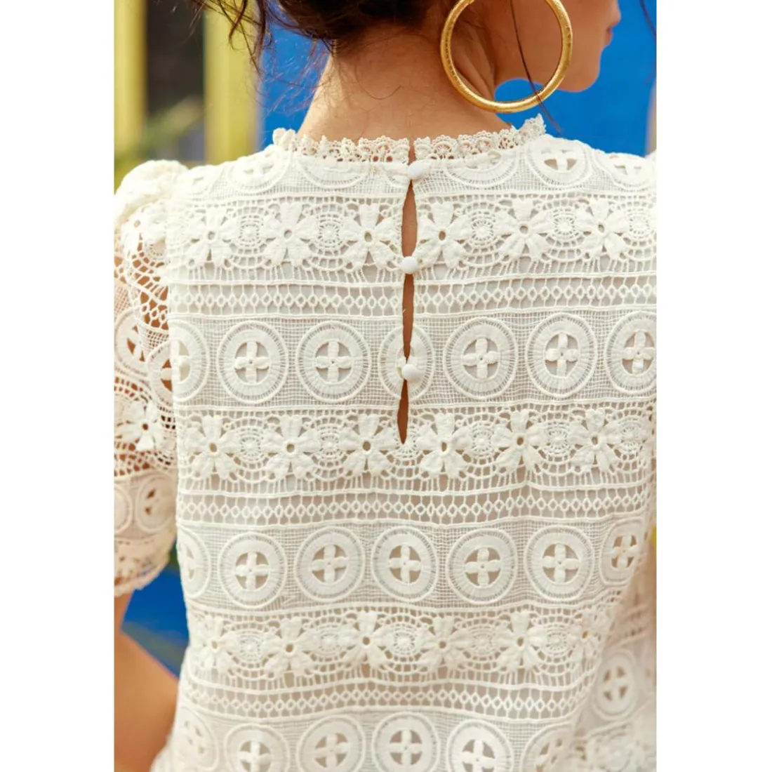 Top TILIE blanc