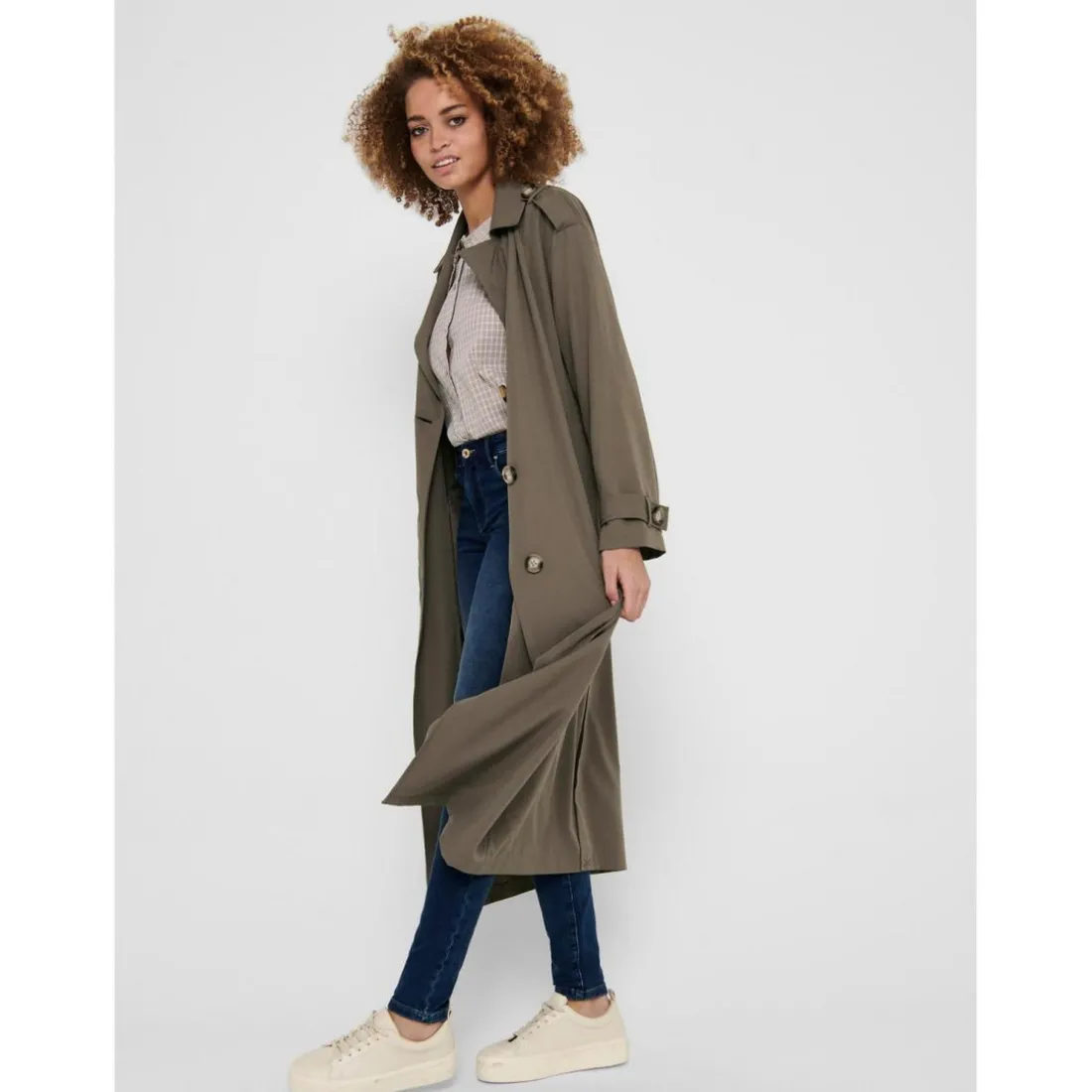 Trench-coats marron
