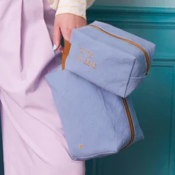 Trousse cube Iona Bluetiful 14 x 22 x 11 bleu