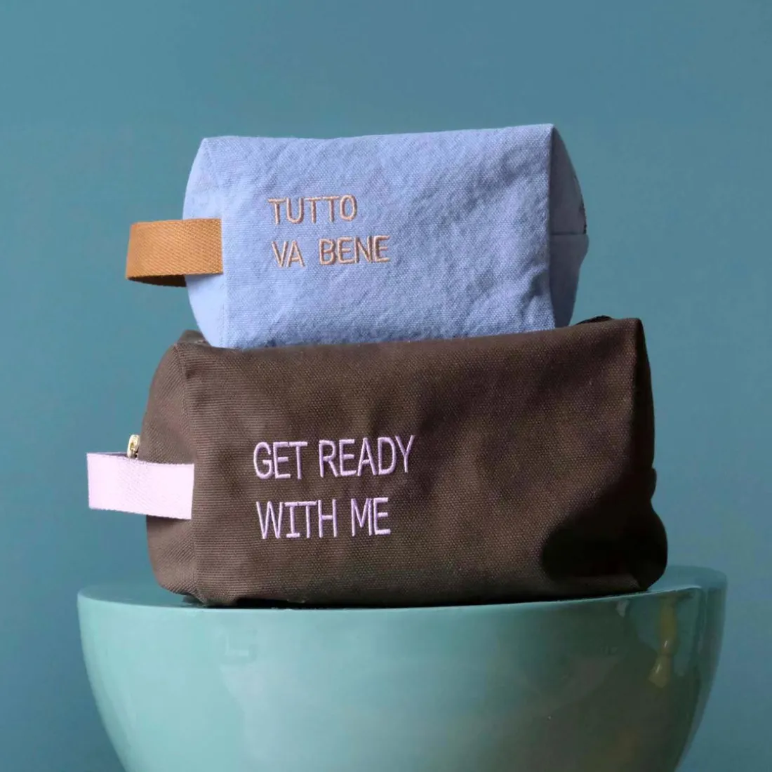 Trousse cube Ready Kale 14 x 22 x 11 violet