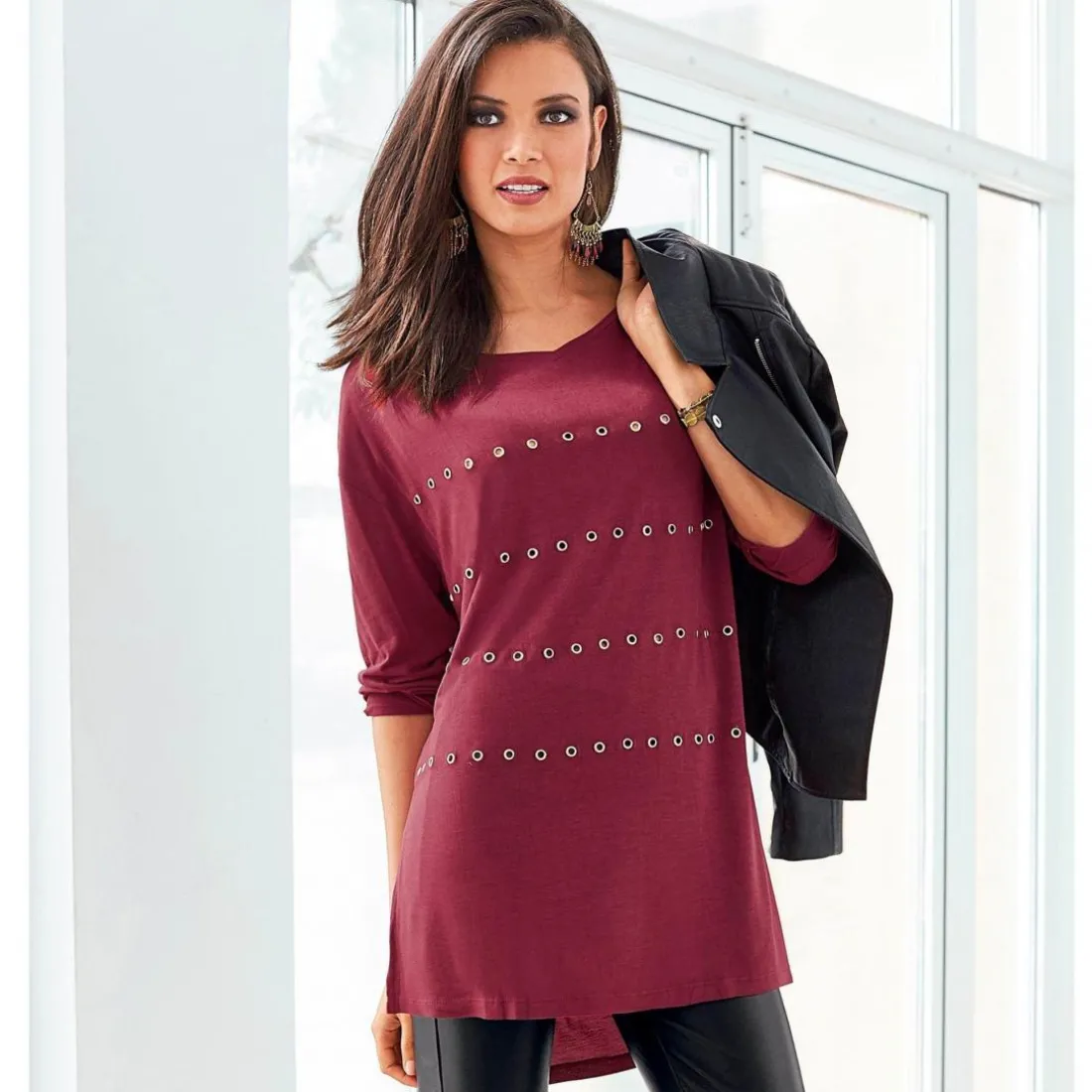 T-shirt - Rouge en coton