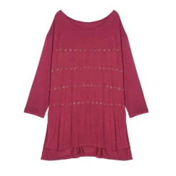 T-shirt - Rouge en coton