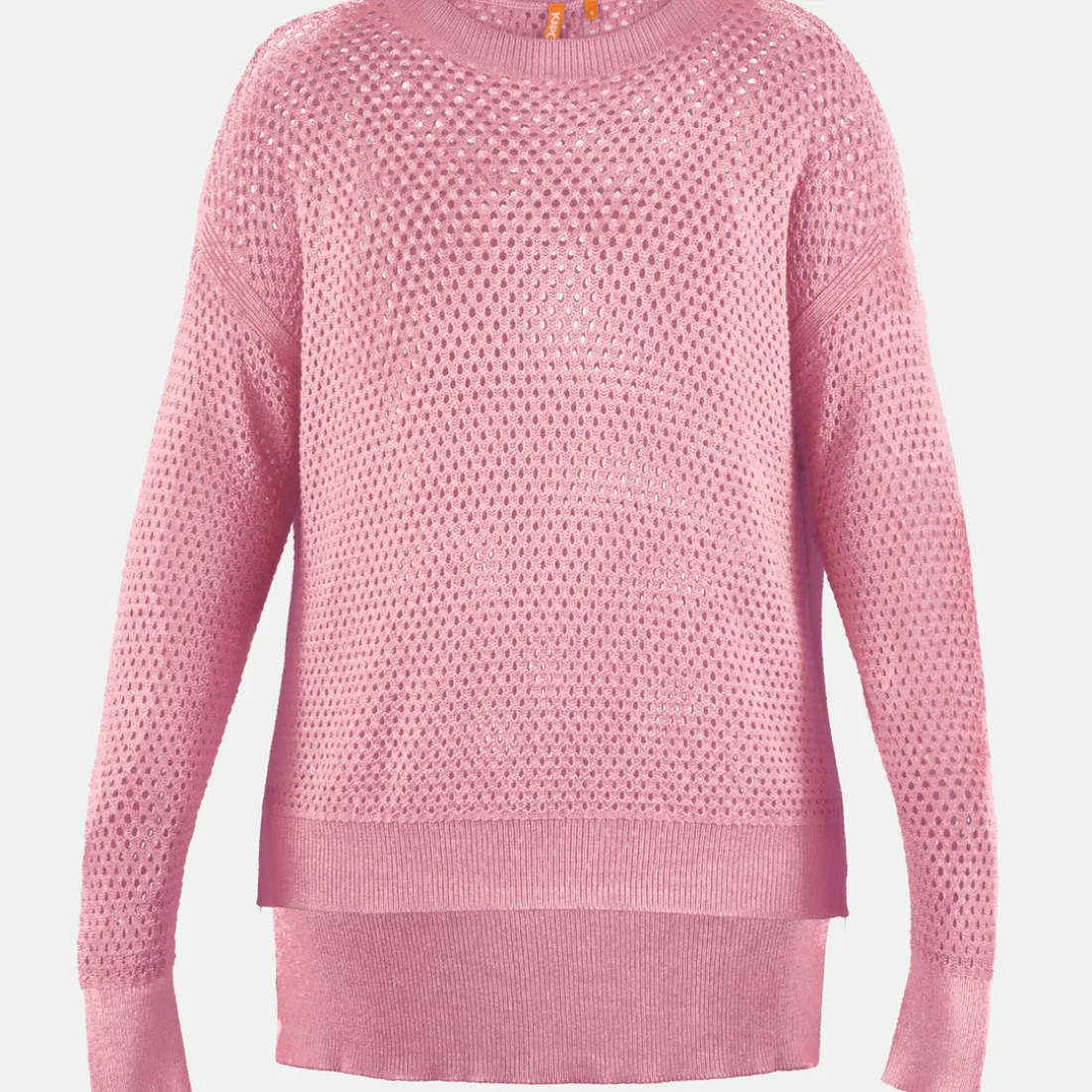 T-shirt ajouré rose Femme LEORE violet en coton