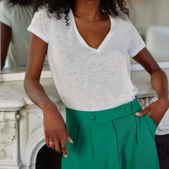 T-SHIRT BLANC ELVIE