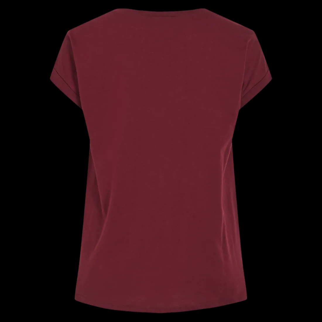 T-shirt col rond manches courtes violet Nora