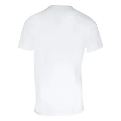 T-shirt col V Coton d'Egypte blanc