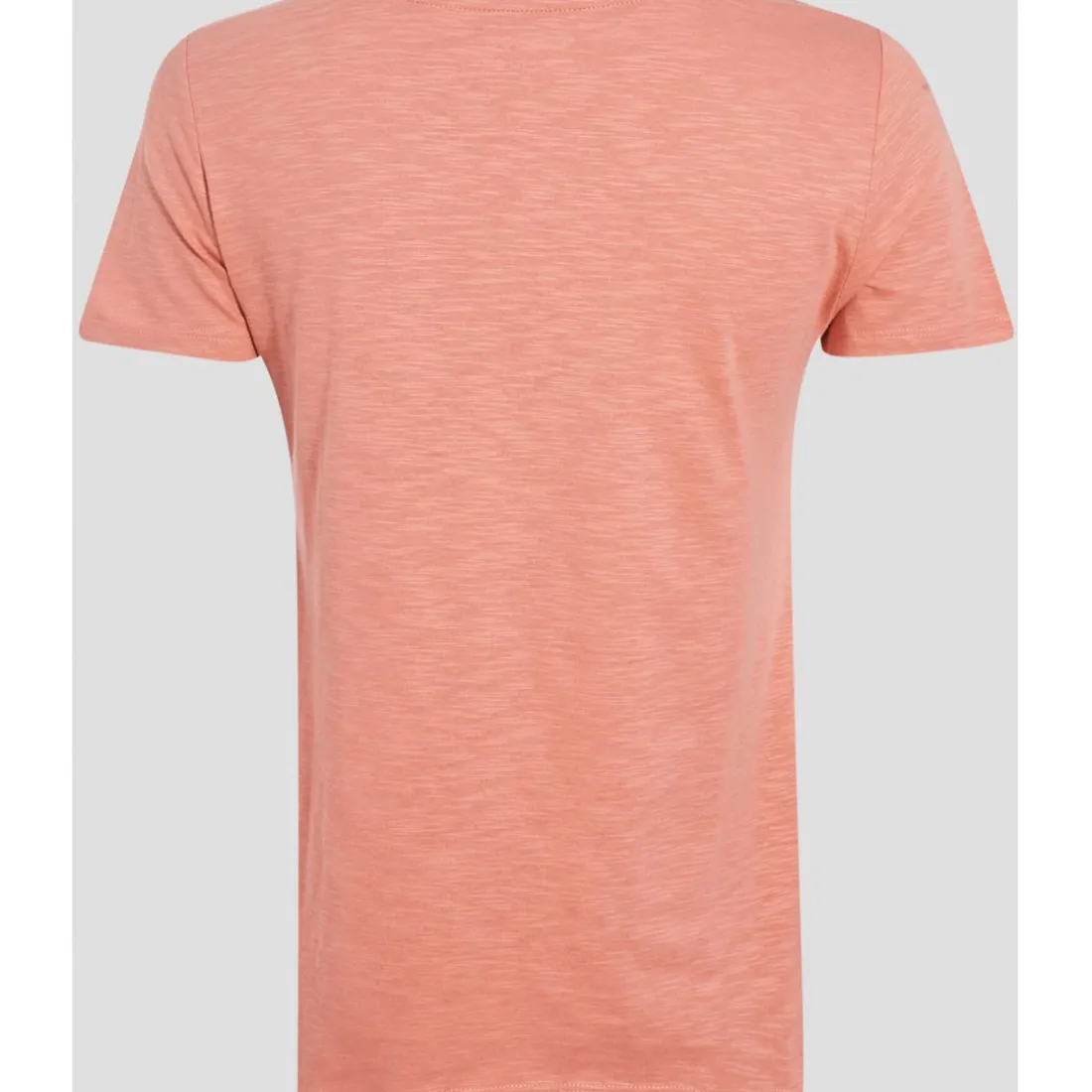 T-shirt éco-responsable corail en coton