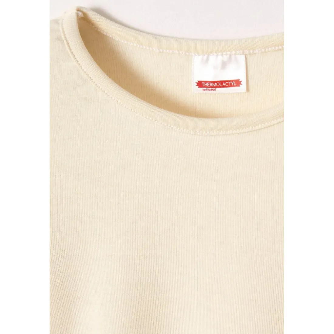 T-shirt Enfant manches longues col rond Rose terracotta Thermolactyl