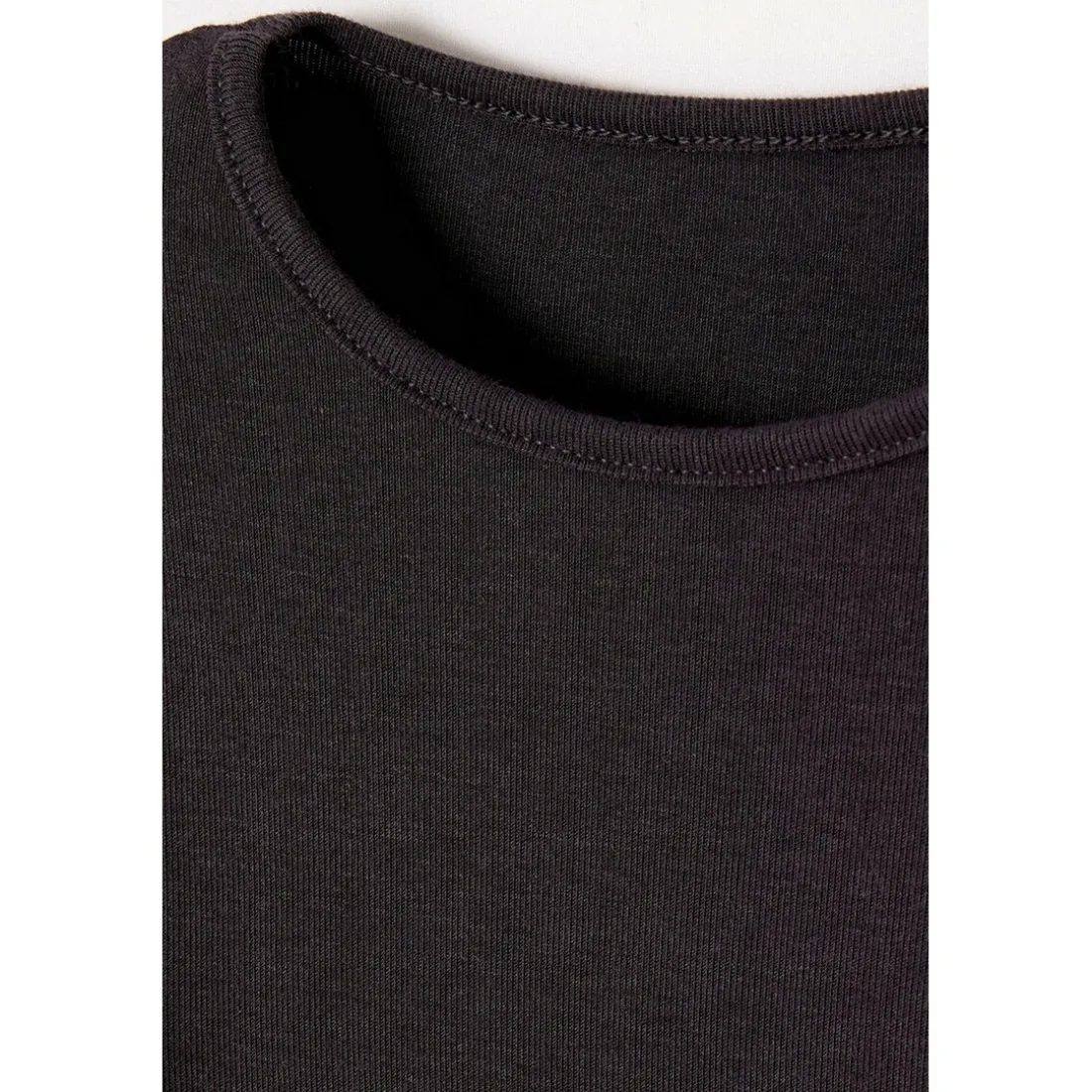 T-shirt Enfant manches longues col rond ANTHRACITE Thermolactyl
