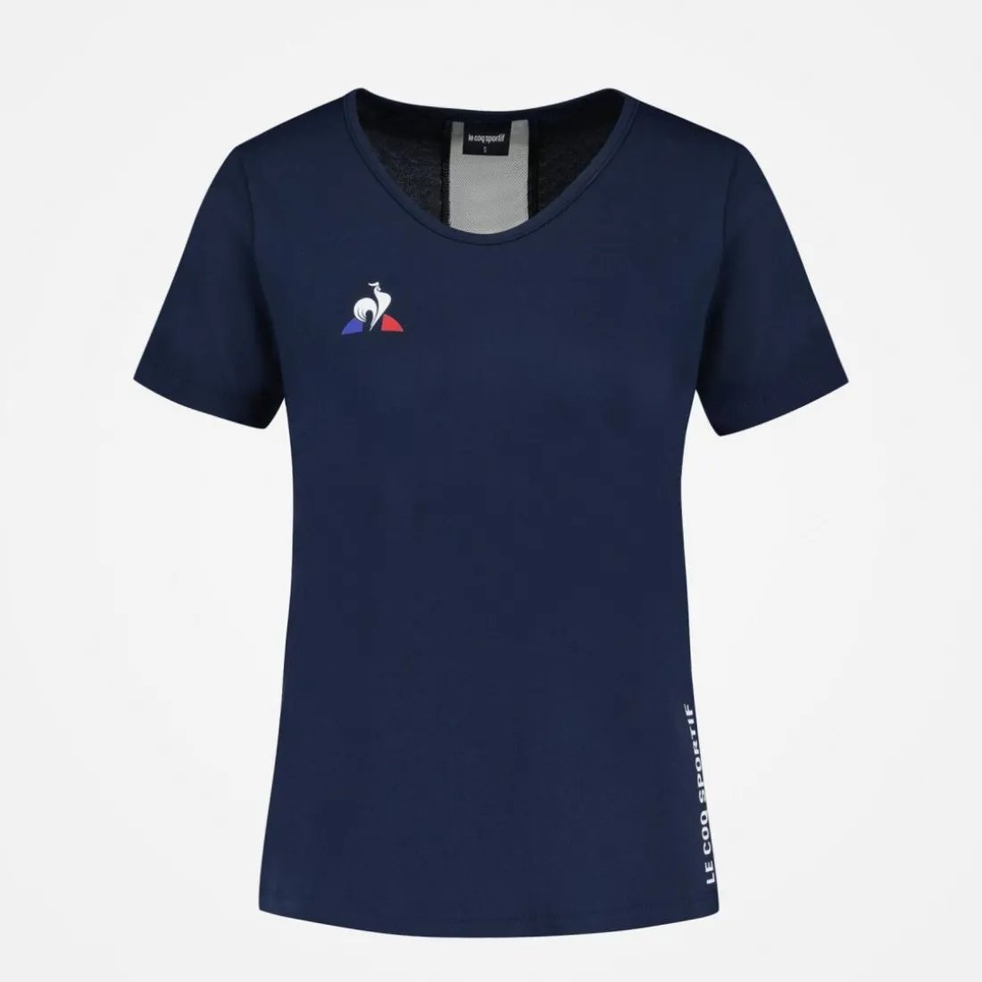 T-shirt Femme manches courtes TENNIS N°1 W dress blues bleu en coton