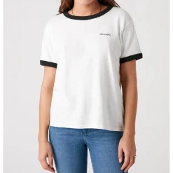 T-Shirt Femme Relaxed Ringer noir en coton