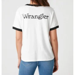 T-Shirt Femme Relaxed Ringer noir en coton