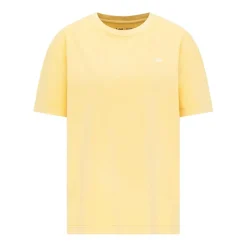 T-Shirt Femme uni - Jaune en coton
