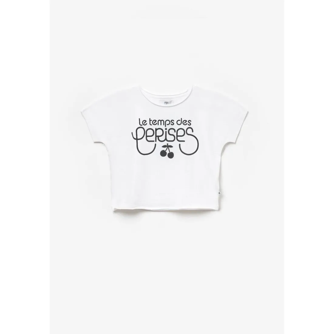 T-shirt fille Musgi blanc en coton