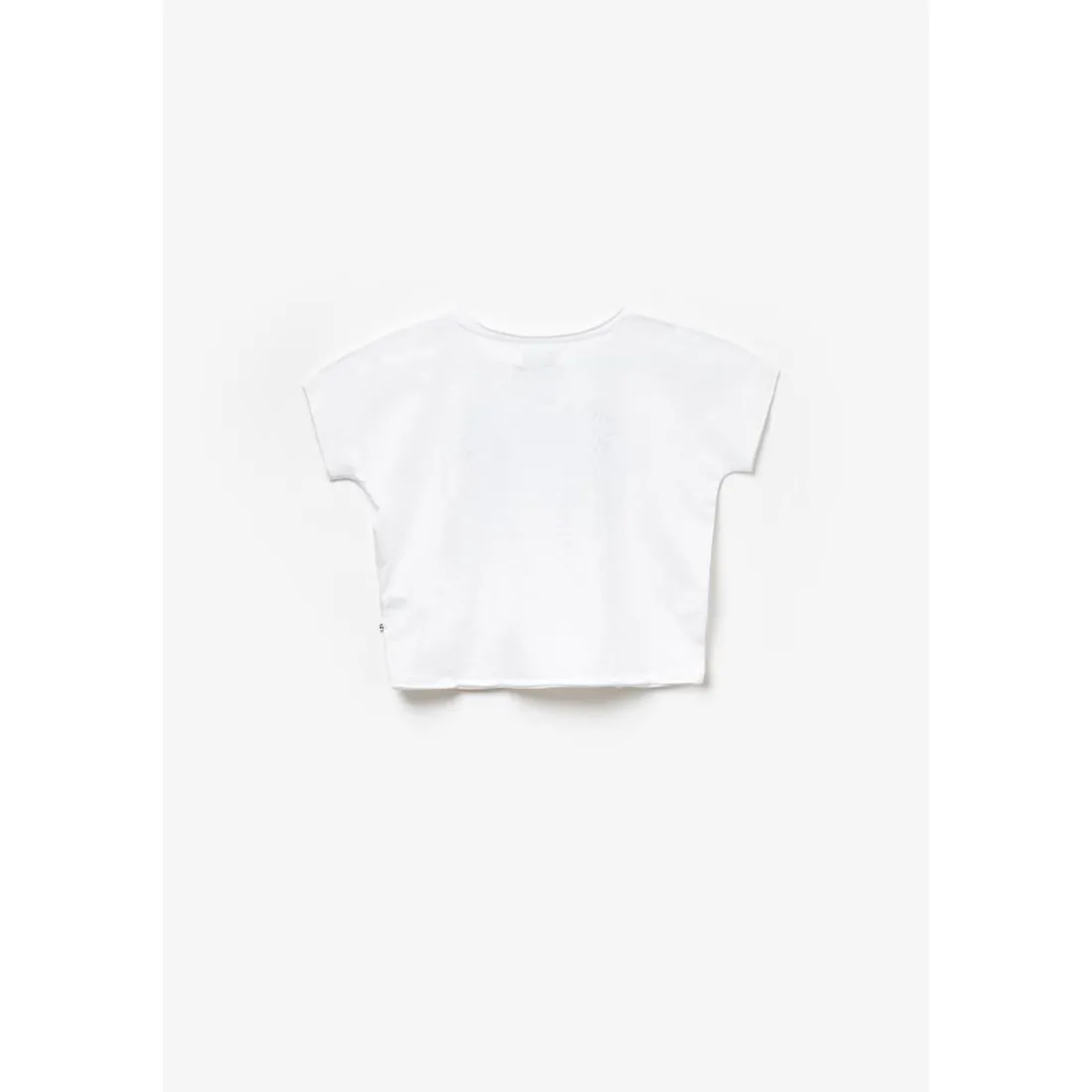 T-shirt fille Musgi blanc en coton