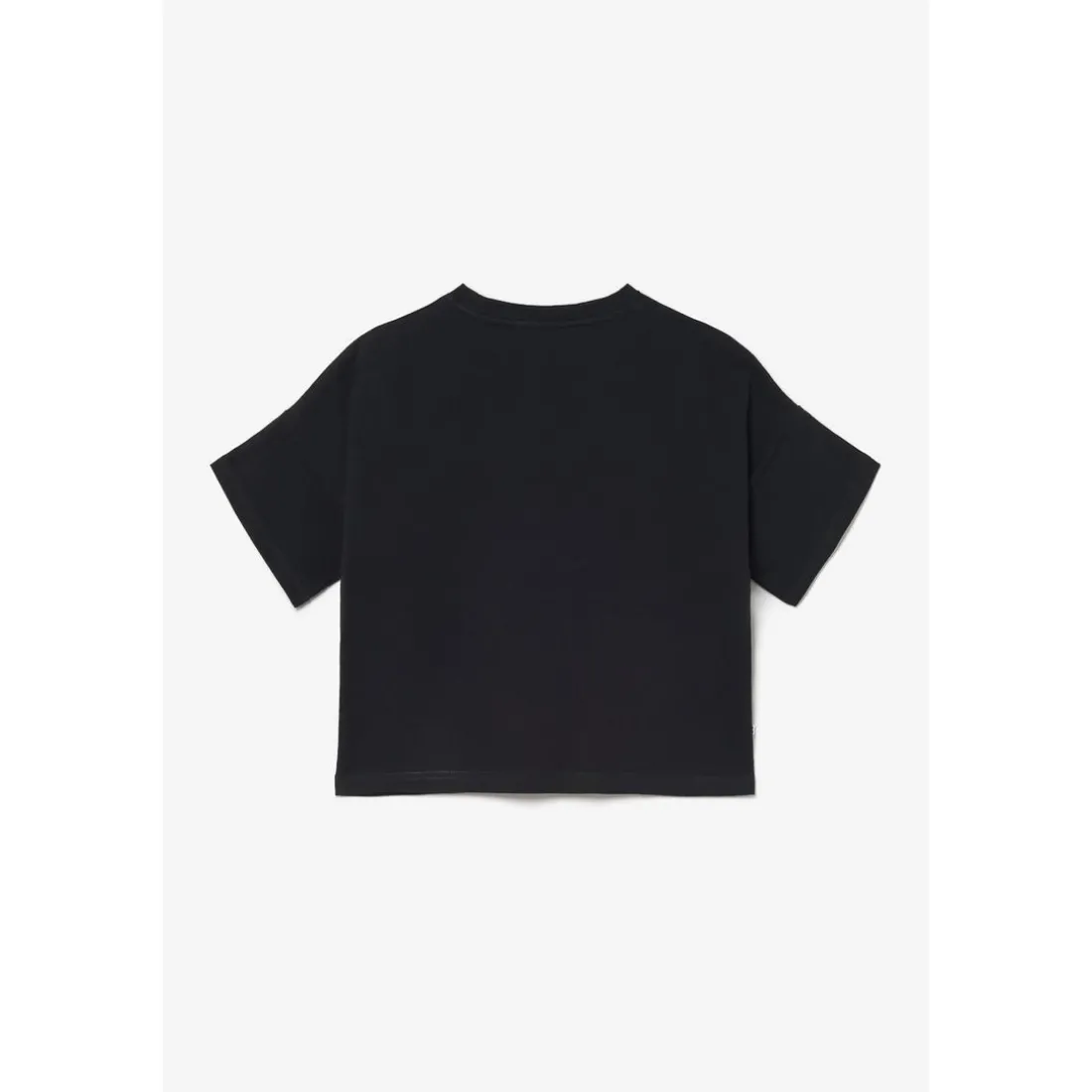 T-shirt fille Vinagi noir en coton