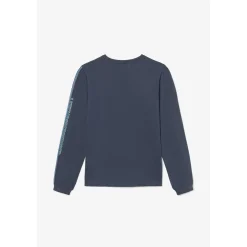 T-shirt garçon Alabamabo bleu marine en coton